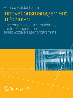 cover image of Innovationsmanagement in Schulen